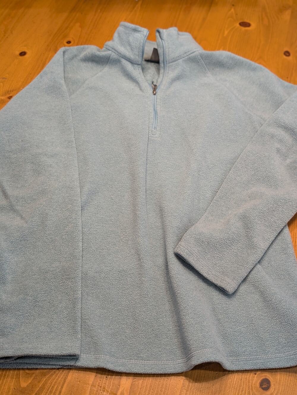 Eddie Bauer 1/4 Zip Fleece, Teal/Aqua, Women's Small, VGU